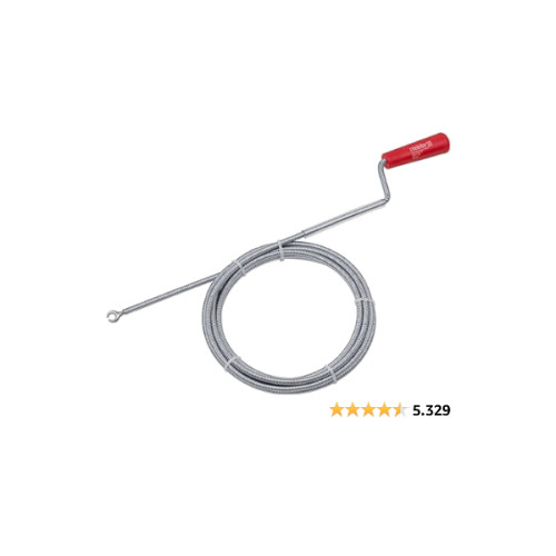 Spirala de curățare a conductelor Meister Ø 6 mm x 3 m - Spirala flexibilă cu gheară - Soluție ecol