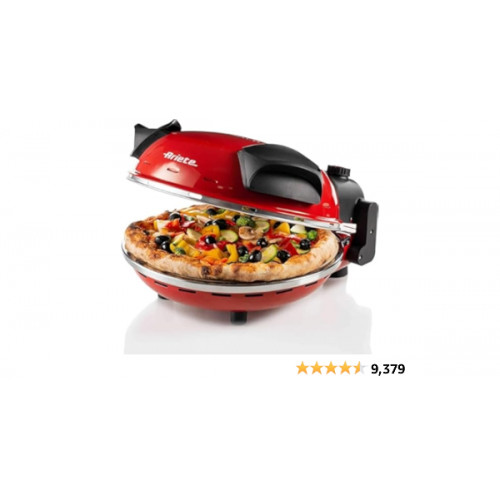 Ariete cuptor pentru pizza Da Gennaro 1200 W roșu și negru