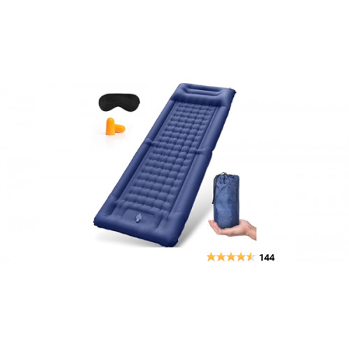 Amyzavls Sleeping Mat Camping auto-gonfiere 11CM îngroșat Ultralight Air Mattress Sleeping Mats impe